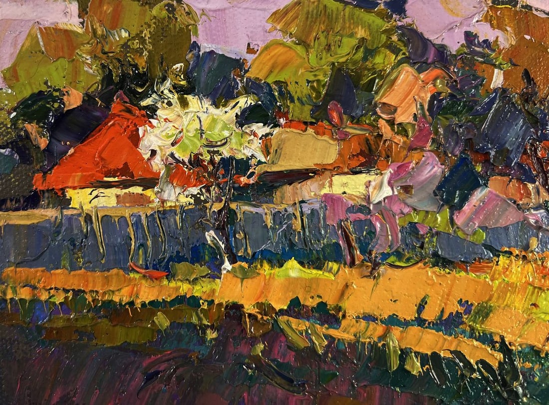 Oil painting Warm touch of light Oksana Ivanyuk - 7