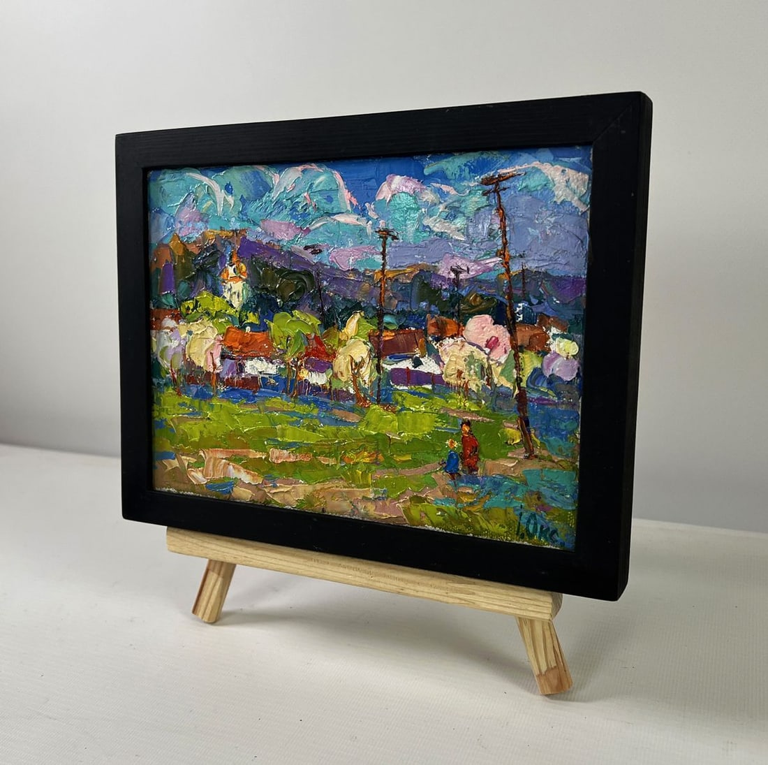 Oil painting Quiet fields under the open sky Oksana Ivanyuk - 2