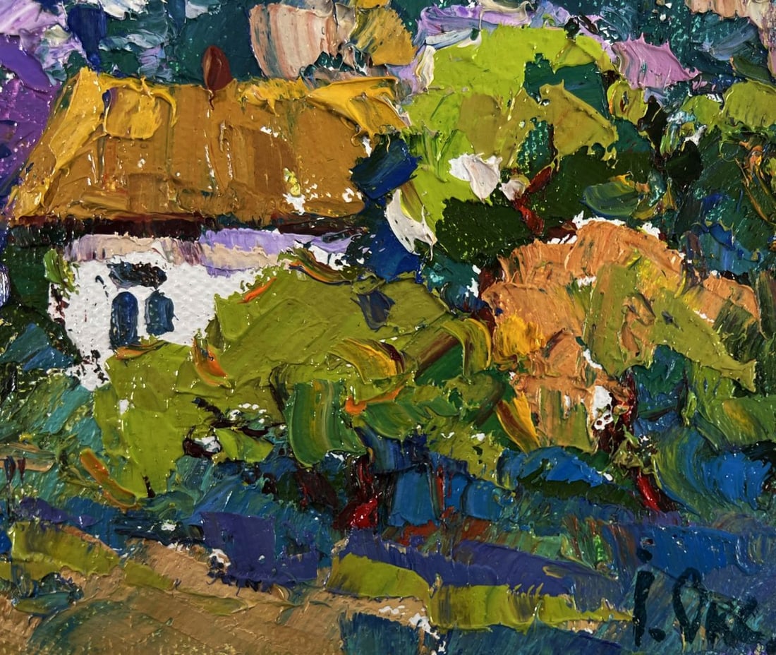 Oil painting Gentle breath of the morning wind Oksana Ivanyuk - 5