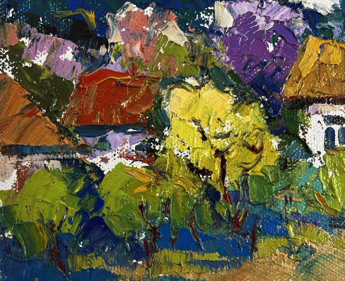 Oil painting Gentle breath of the morning wind Oksana Ivanyuk - 6