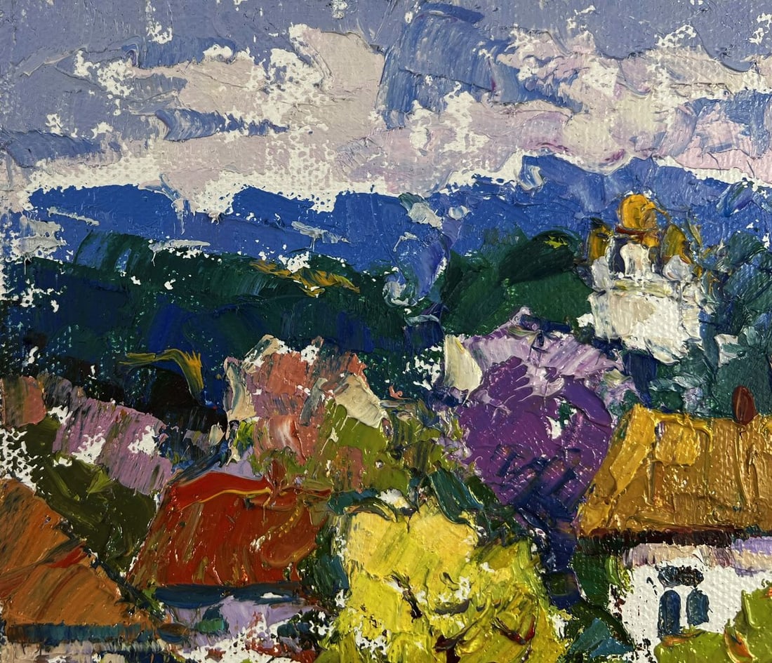 Oil painting Gentle breath of the morning wind Oksana Ivanyuk - 7