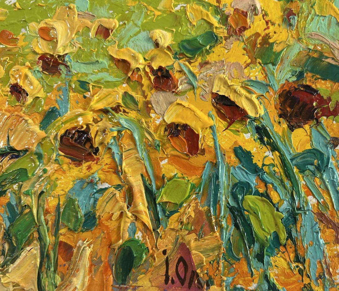 Oil painting Fragrant summer in the field Alex Kalenyuk - 5