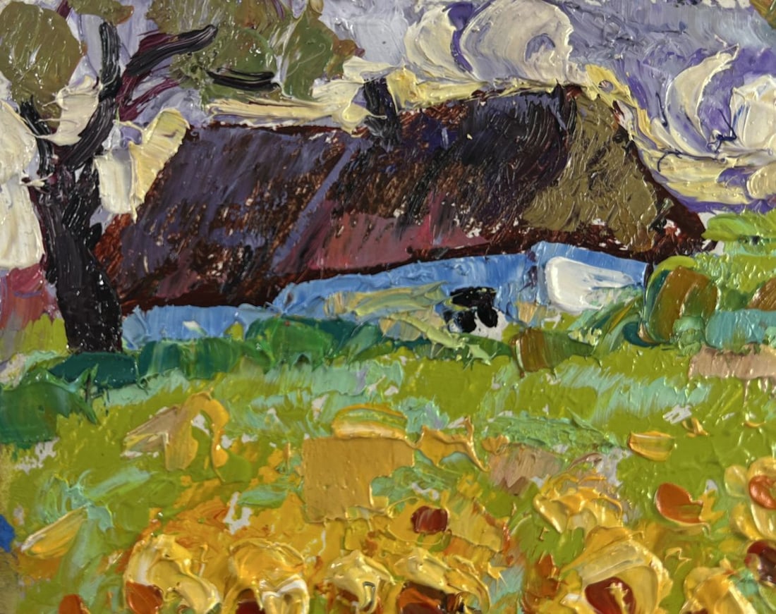 Oil painting Fragrant summer in the field Alex Kalenyuk - 7