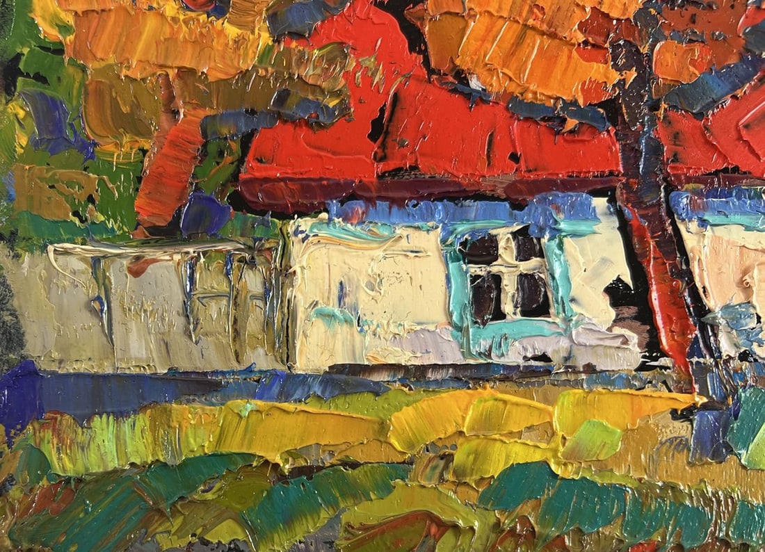 Oil painting Warmth of an autumn day Oksana Kalenyuk - 6