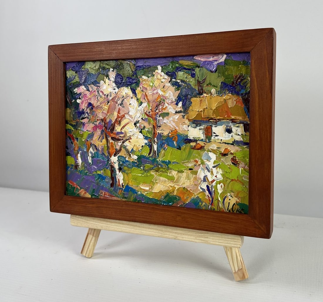 Oil painting Ray of spring morning Oksana Kalenyuk - 2