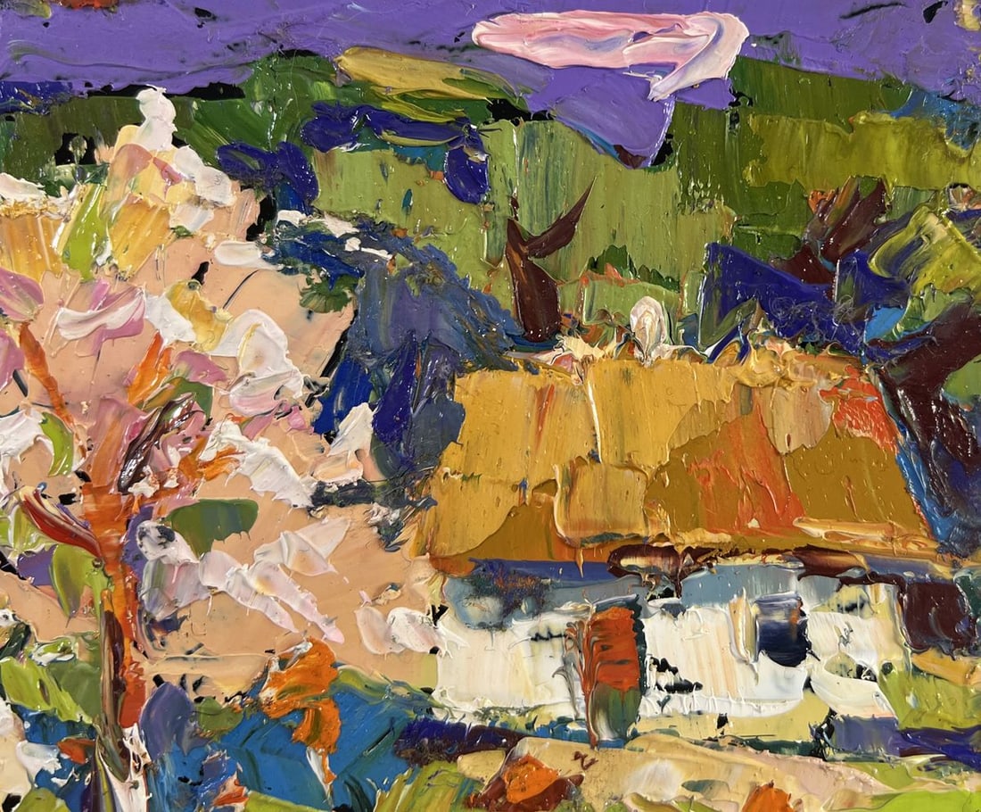 Oil painting Ray of spring morning Oksana Kalenyuk - 4