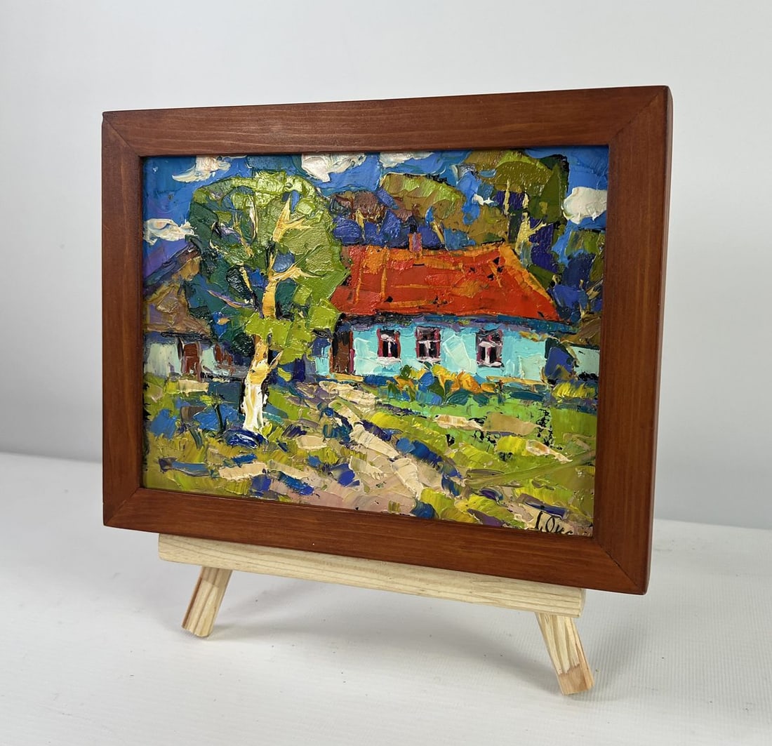 Oil painting Village under summer Oksana Kalenyuk - 2