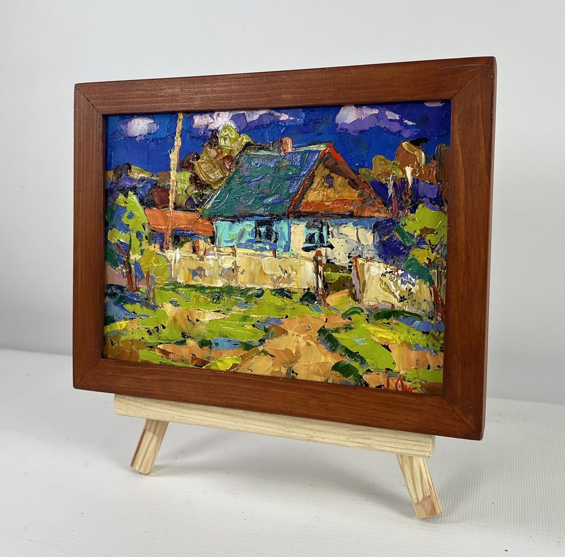 Oil painting Tree house and endless sky Oksana Kalenyuk - 2