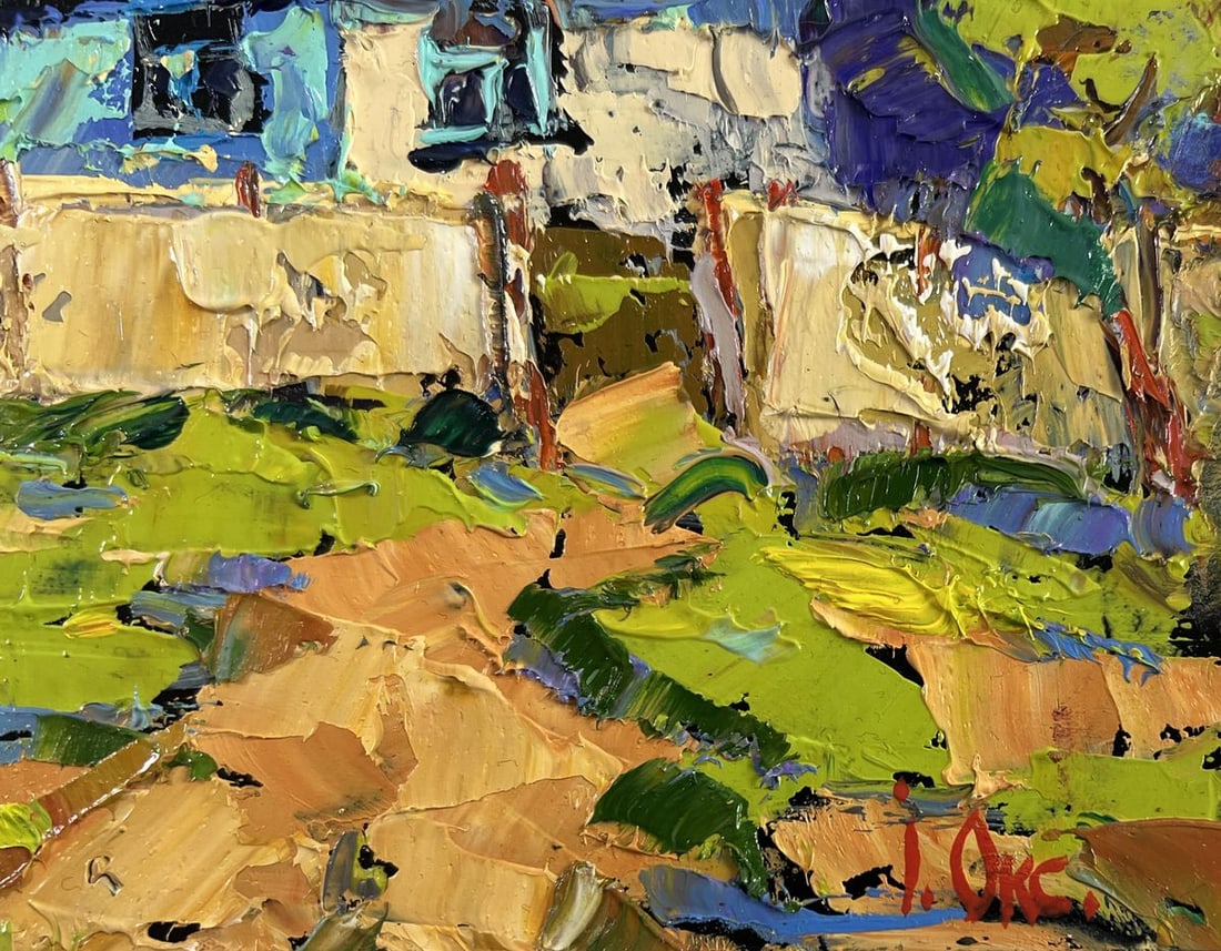 Oil painting Tree house and endless sky Oksana Kalenyuk - 5