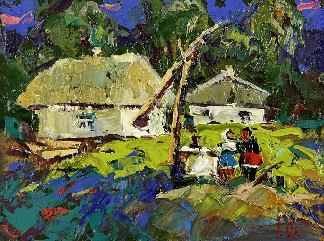 Oil painting Conversation in the embrace of silence Alex Kalenyuk - 3