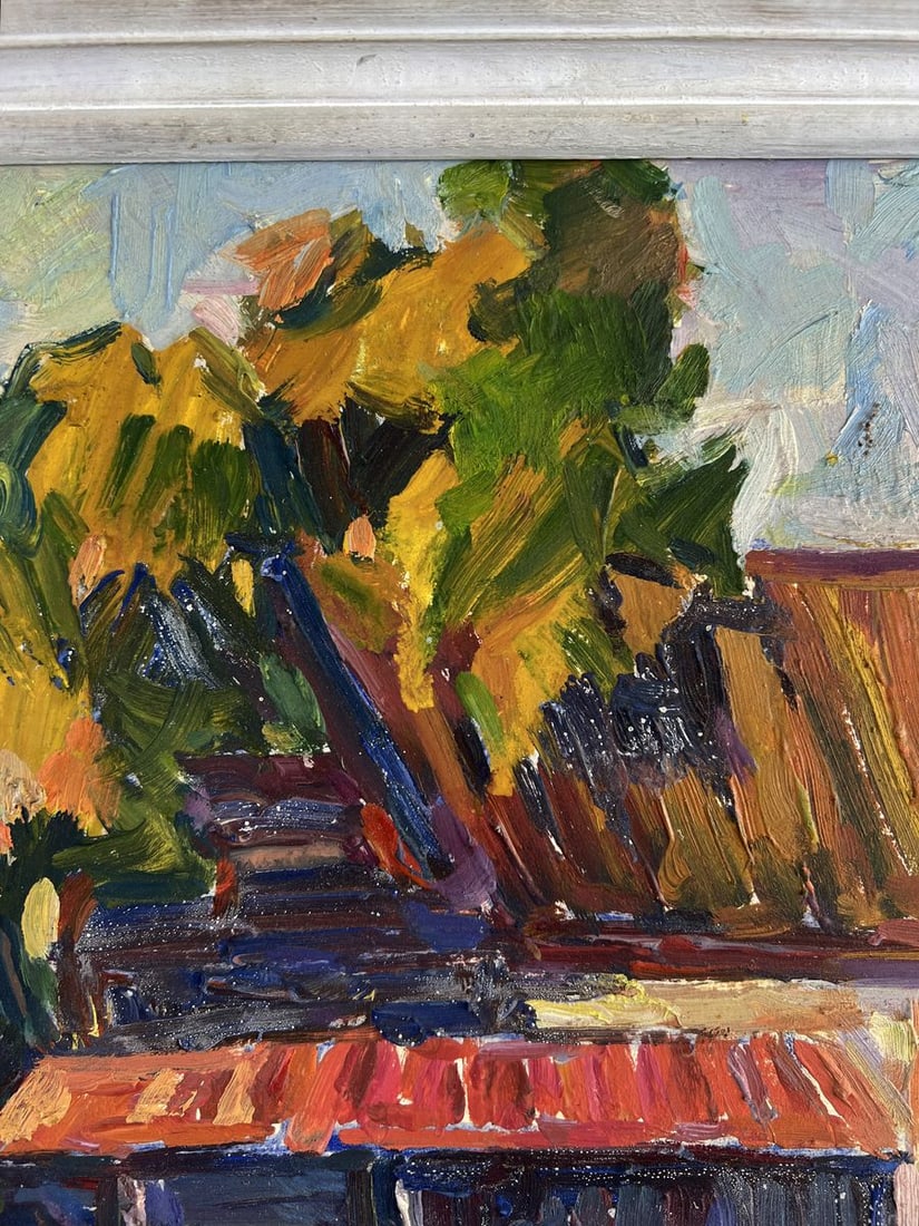 Oil painting Shadows in the greenhouse Peter Dobrev - 5