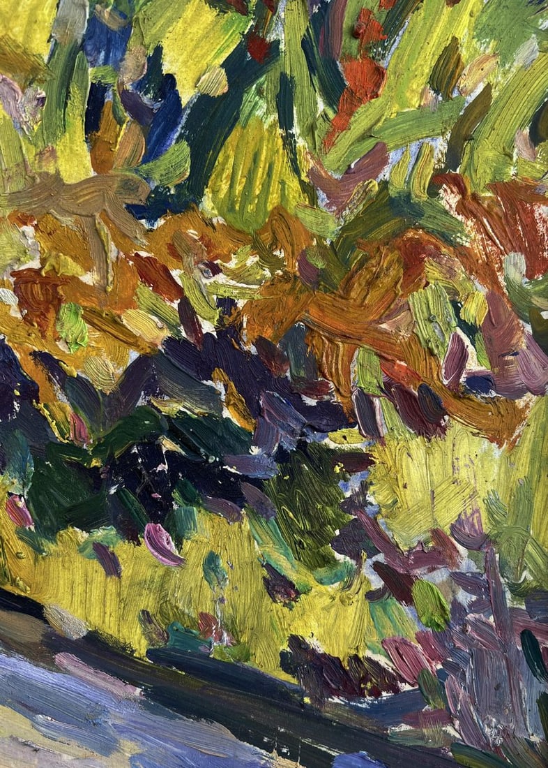 Oil painting Shadows in the greenhouse Peter Dobrev - 9