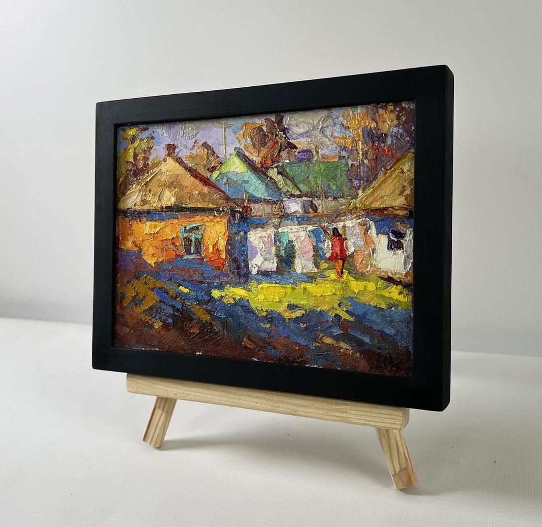 Oil painting A sunny country day Oksana Kalenyuk - 2
