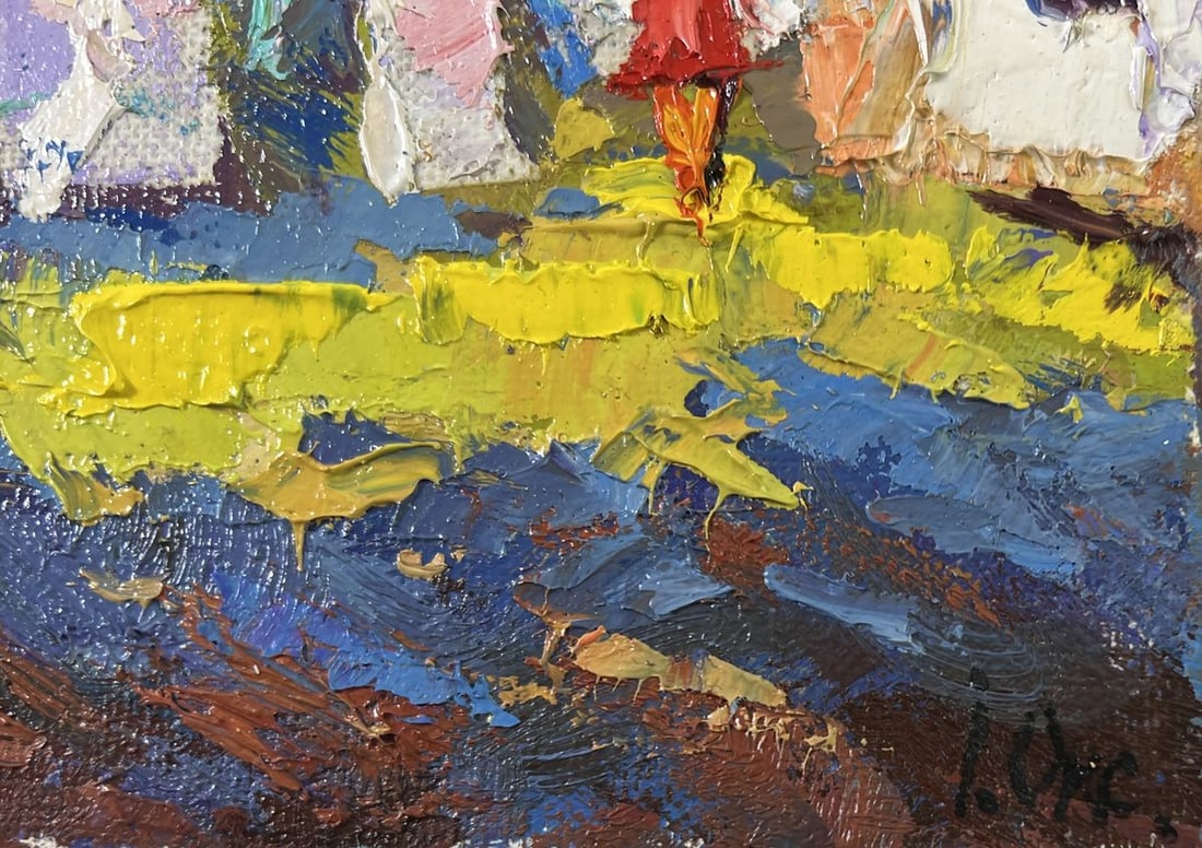 Oil painting A sunny country day Oksana Kalenyuk - 5