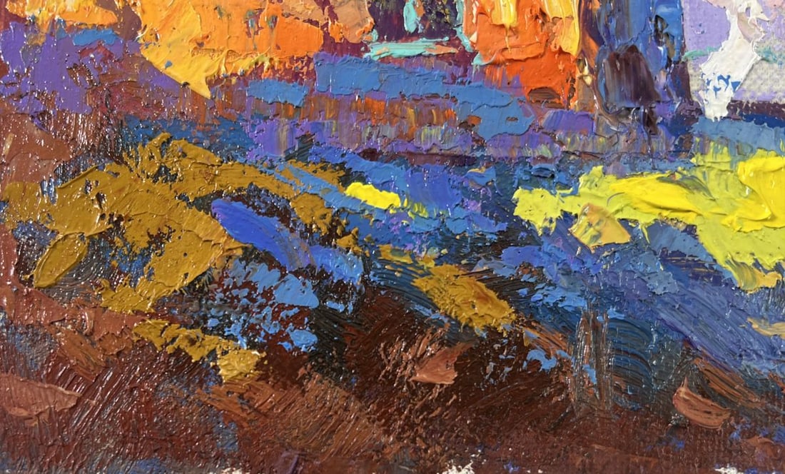 Oil painting A sunny country day Oksana Kalenyuk - 6