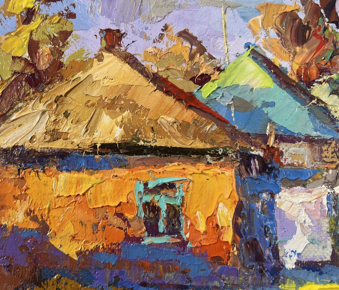 Oil painting A sunny country day Oksana Kalenyuk - 7