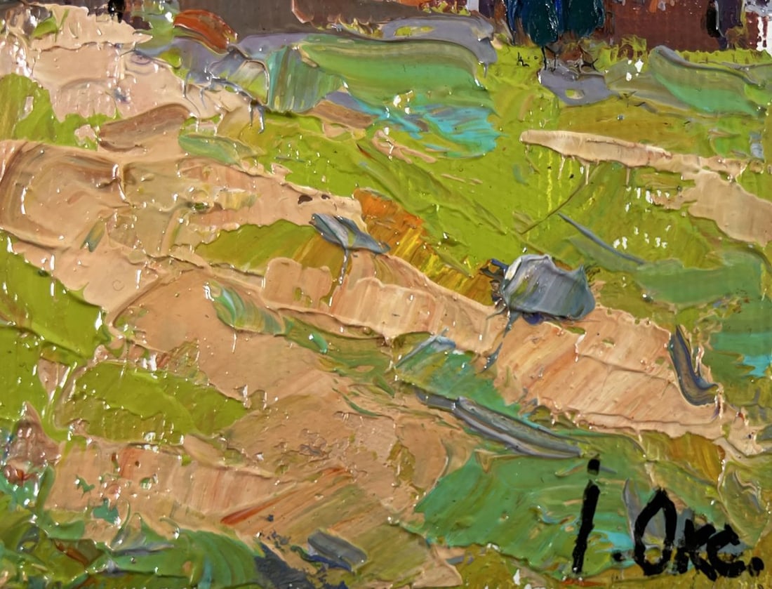 Oil painting Old apple tree Oksana Kalenyuk - 5