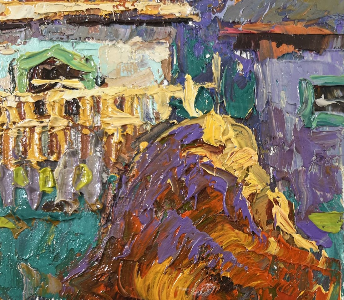 Oil painting Early spring has arrived Oksana Kalenyuk - 5