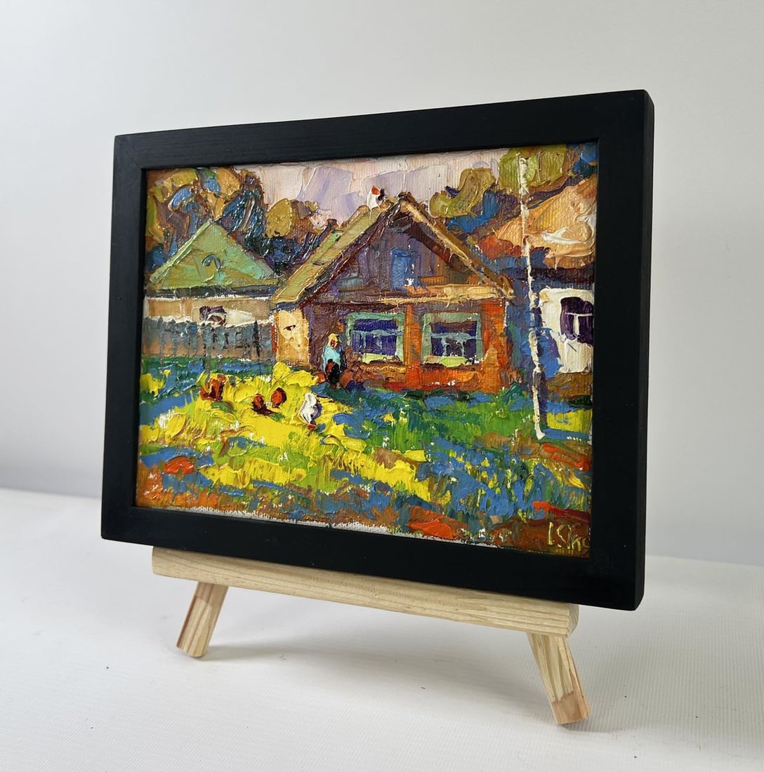 Oil painting Returning home Oksana Kalenyuk - 2