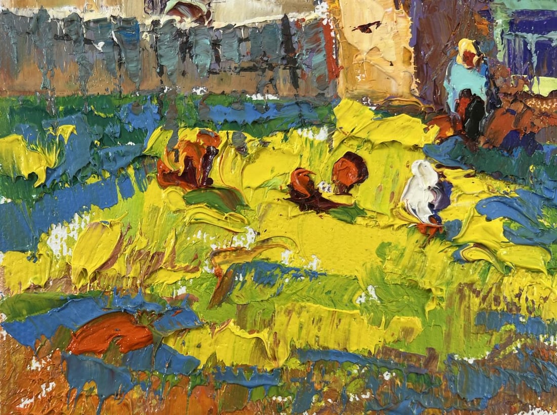 Oil painting Returning home Oksana Kalenyuk - 6