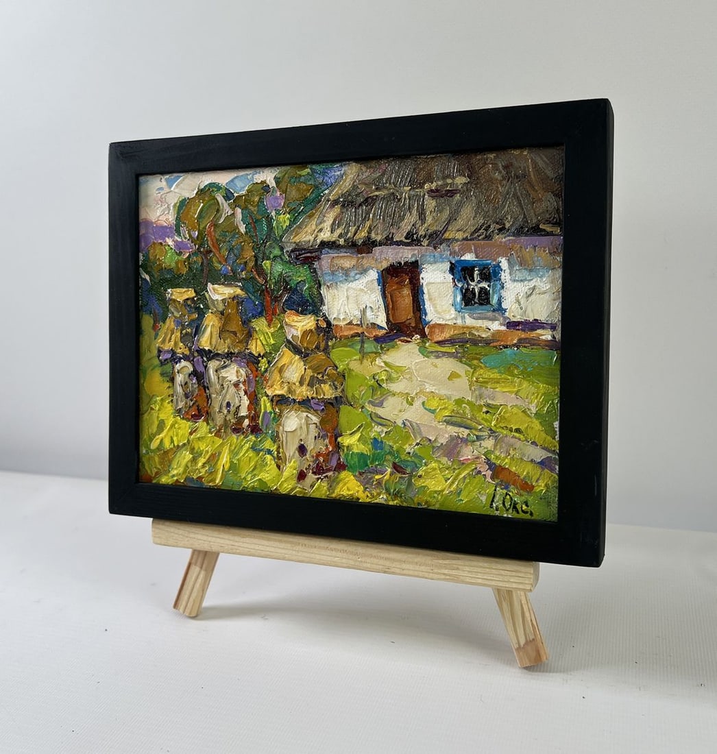 Oil painting Quiet summer morning Oksana Kalenyuk - 2