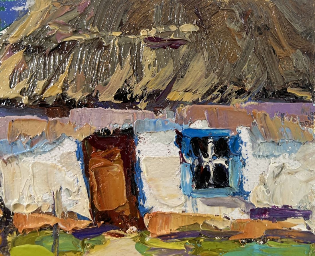 Oil painting Quiet summer morning Oksana Kalenyuk - 4