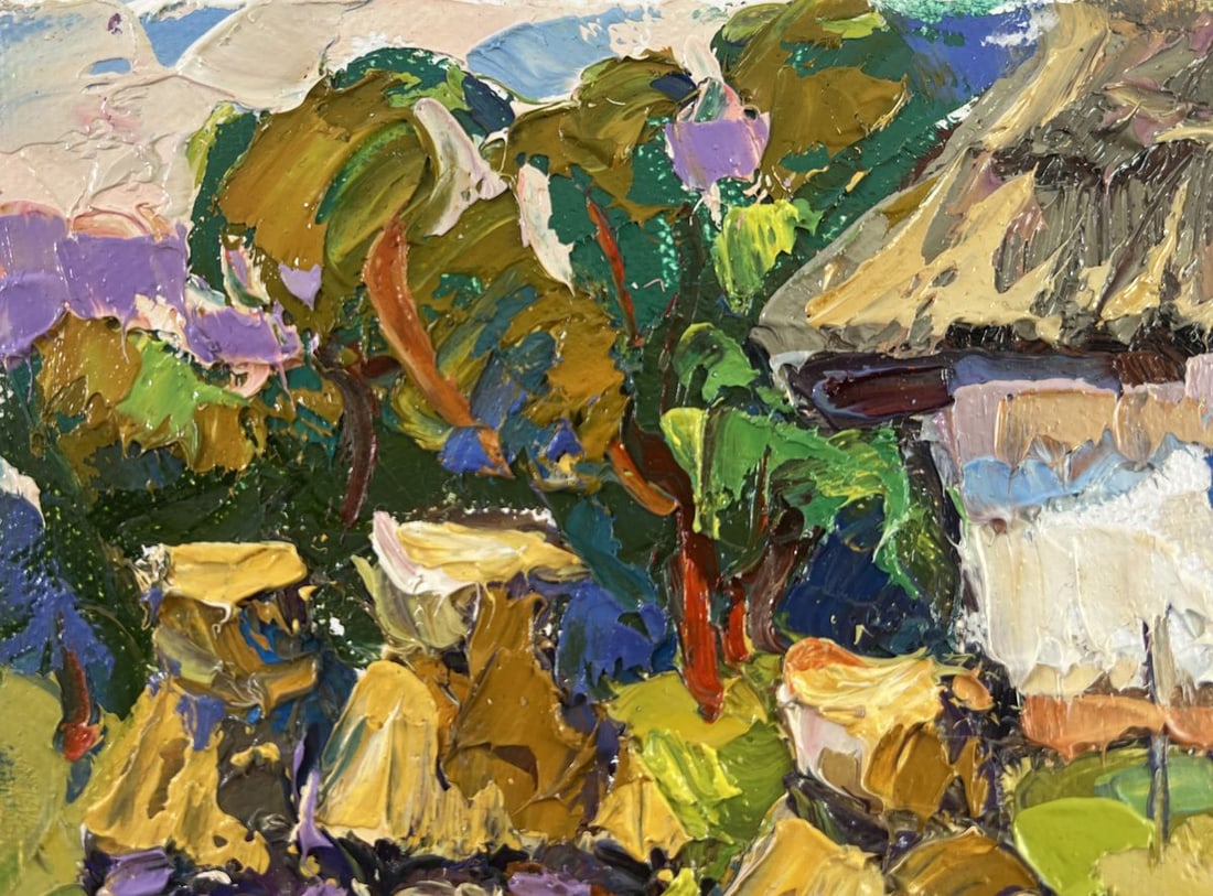 Oil painting Quiet summer morning Oksana Kalenyuk - 7