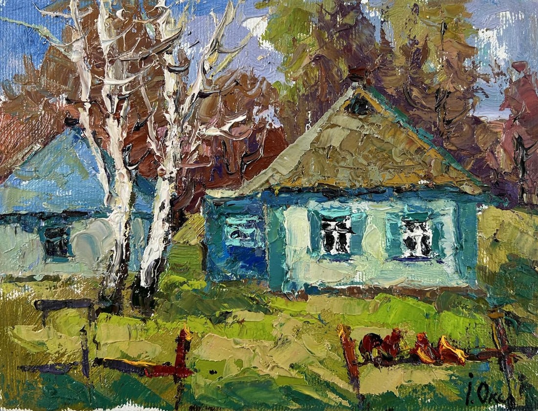 Oil painting Whispers of spring Oksana Kalenyuk - 3