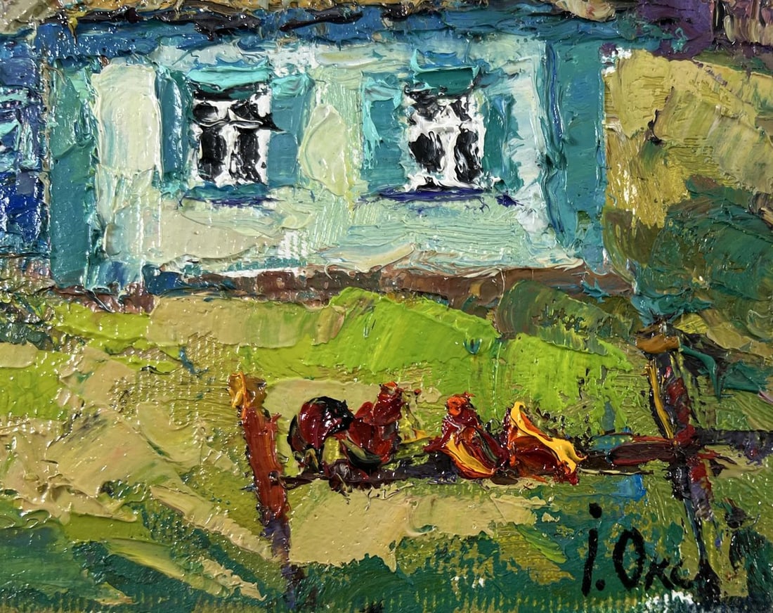 Oil painting Whispers of spring Oksana Kalenyuk - 5