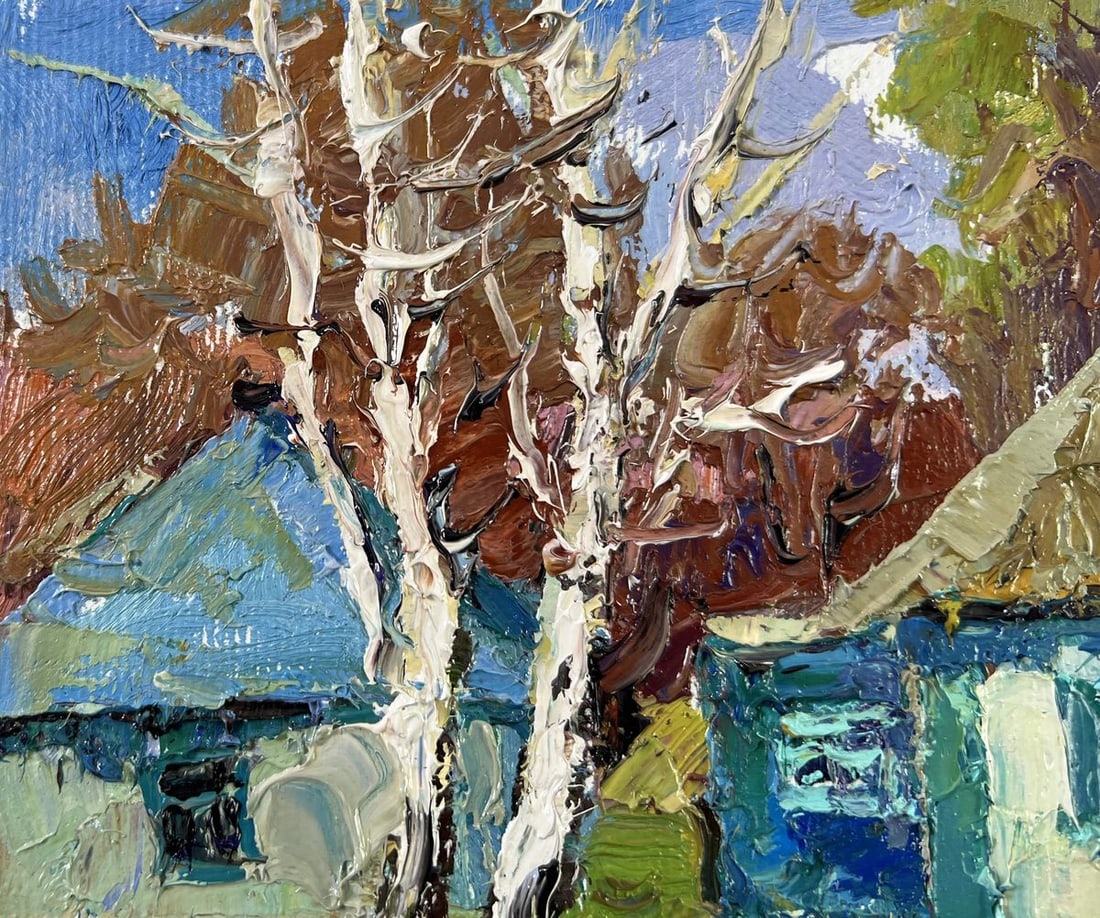 Oil painting Whispers of spring Oksana Kalenyuk - 7