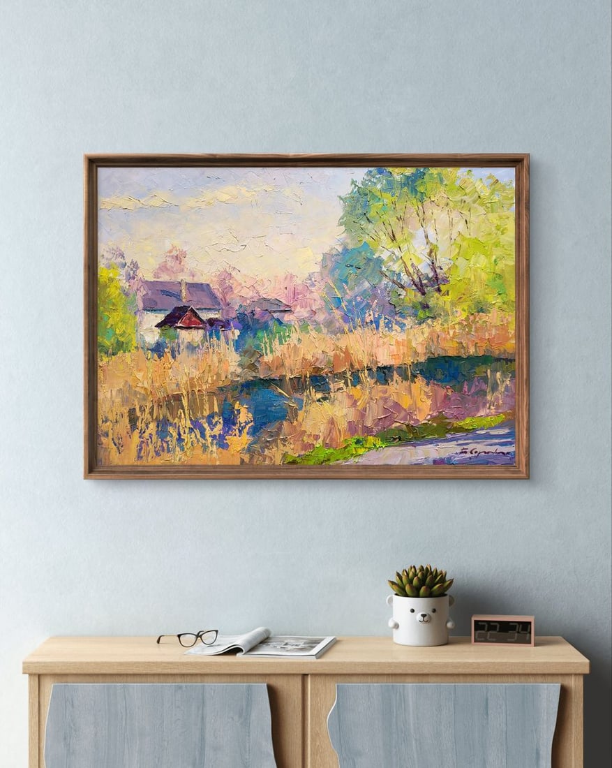 Oil painting Sunny April Boris Serdyuk - 3