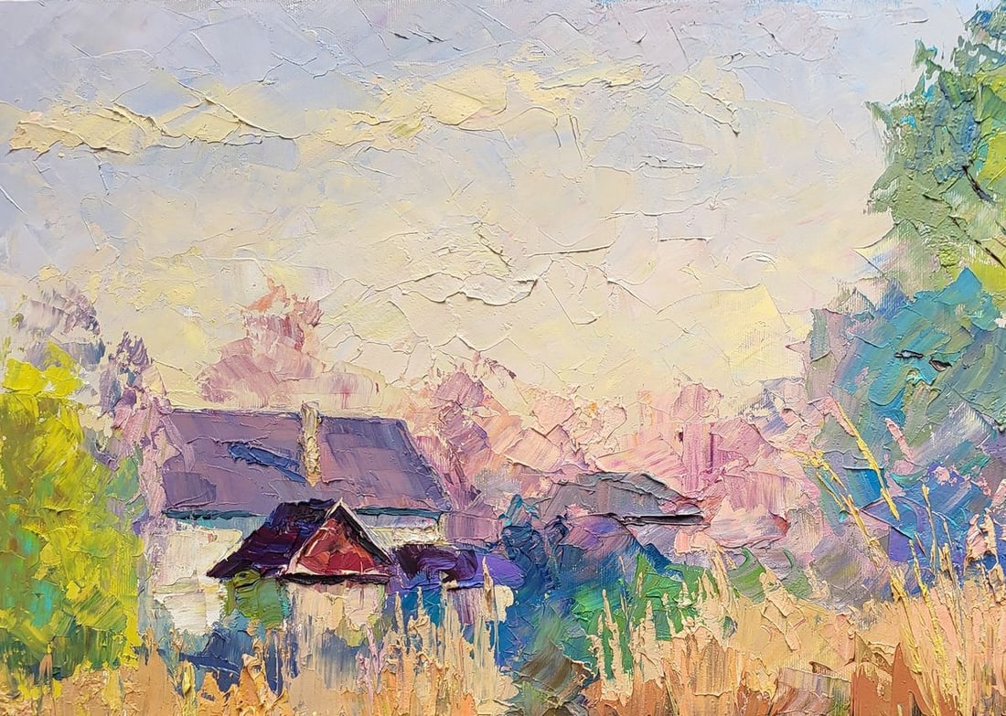 Oil painting Sunny April Boris Serdyuk - 4