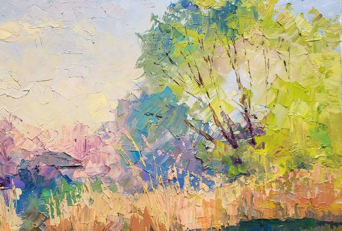 Oil painting Sunny April Boris Serdyuk - 5