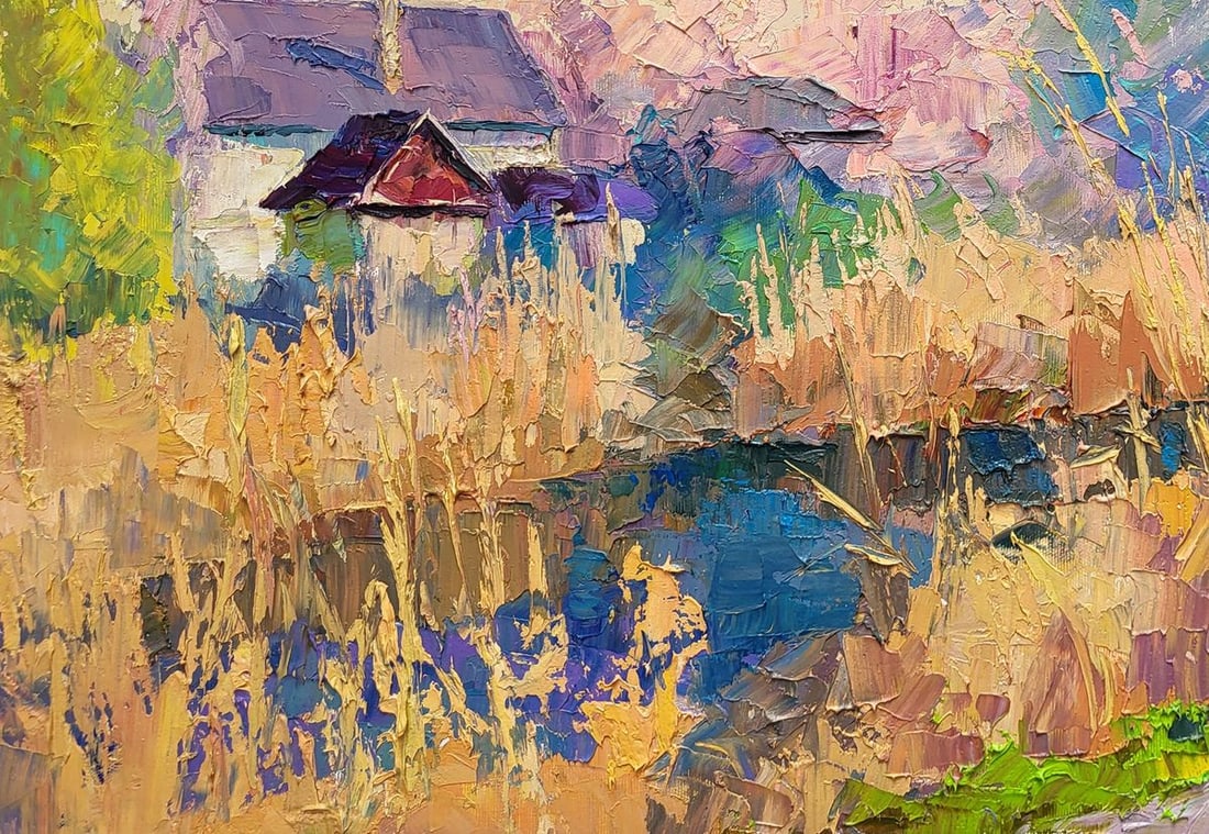 Oil painting Sunny April Boris Serdyuk - 6