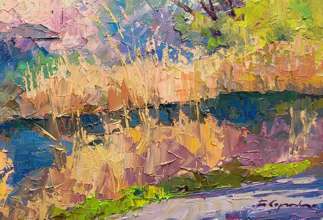 Oil painting Sunny April Boris Serdyuk - 7