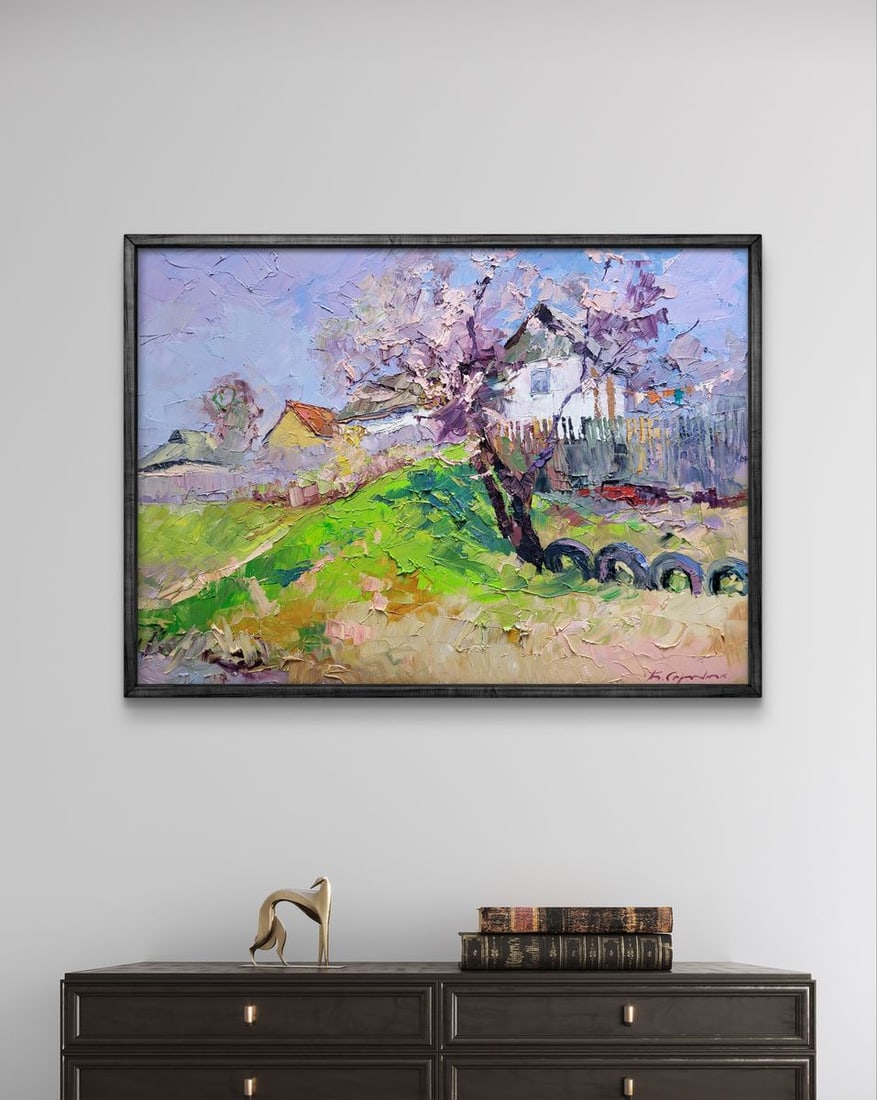 Oil painting The magic of spring Boris Serdyuk - 2