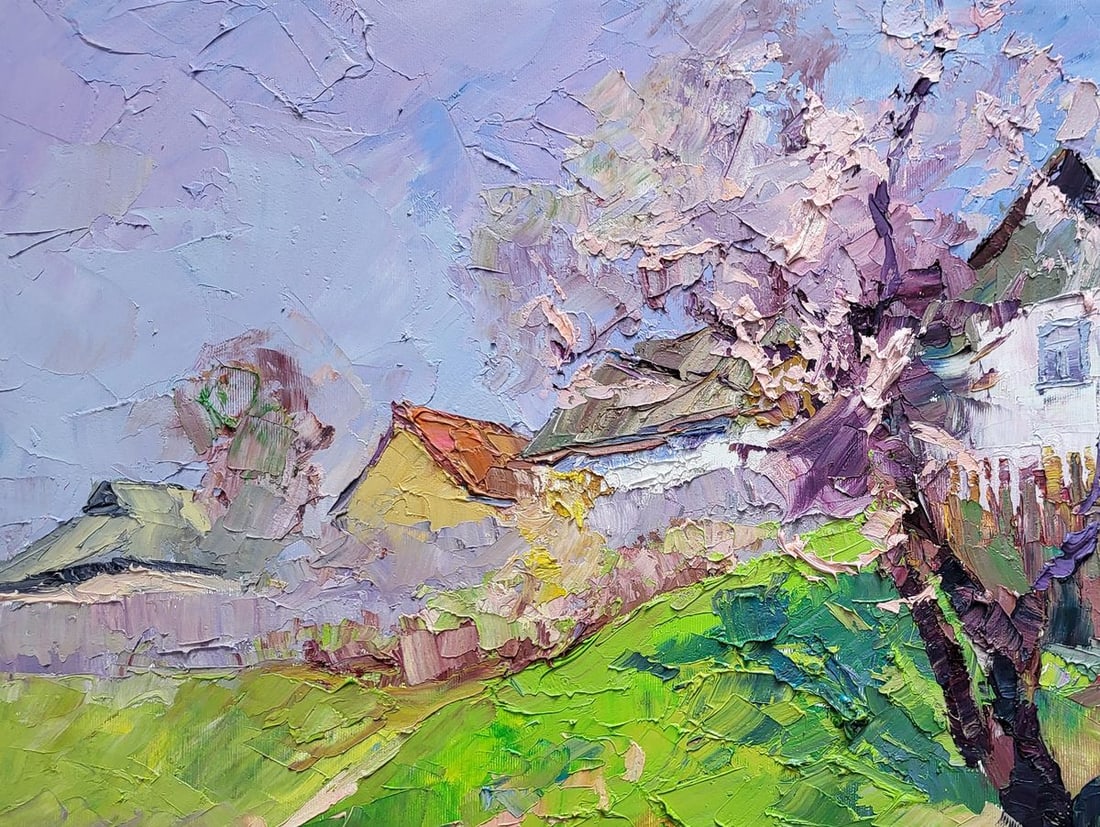 Oil painting The magic of spring Boris Serdyuk - 4