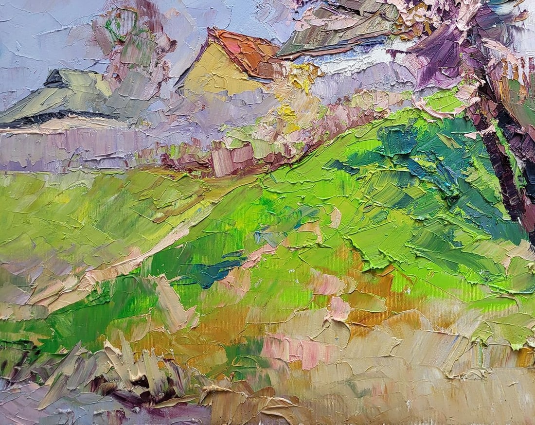 Oil painting The magic of spring Boris Serdyuk - 6