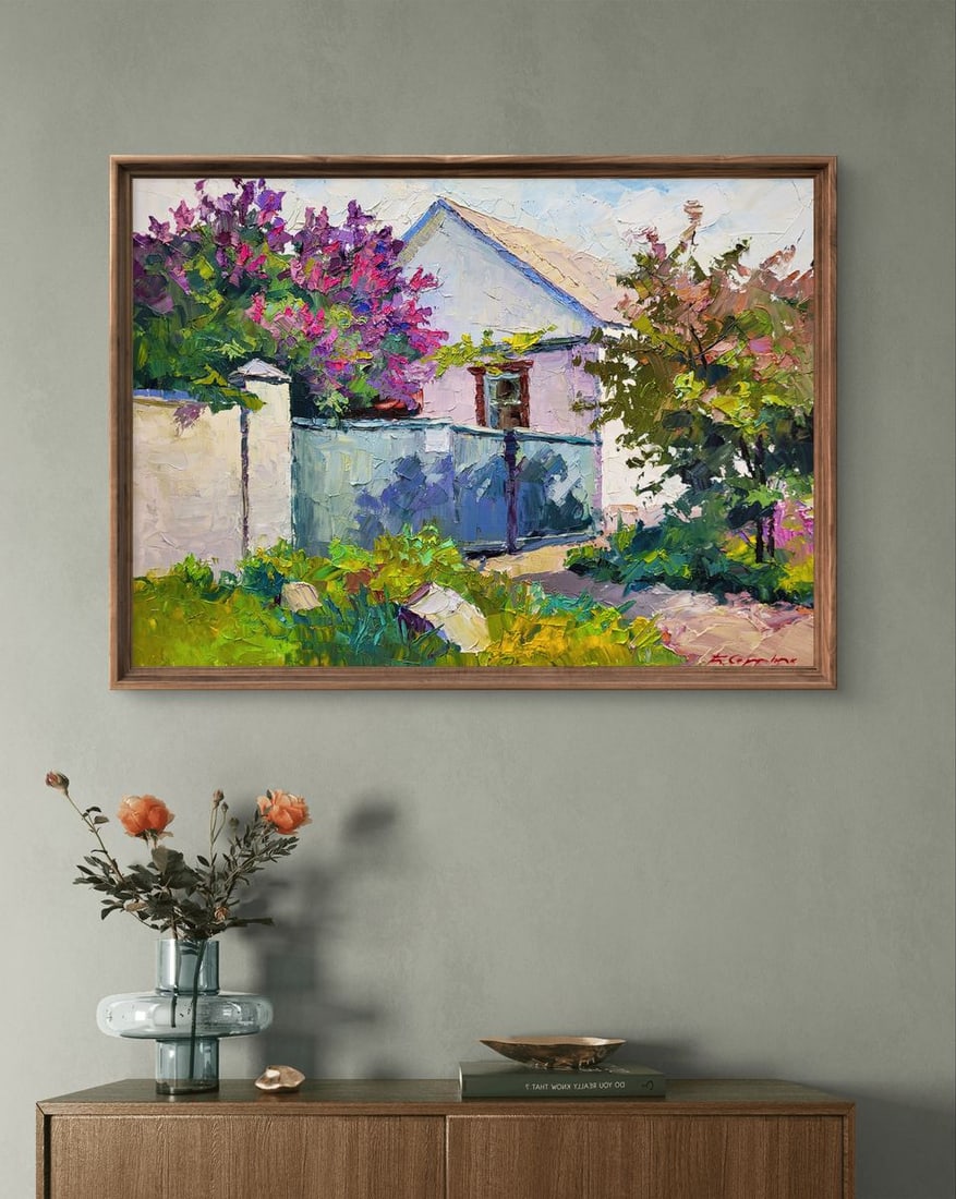 Oil painting Lilac bush Boris Serdyuk - 3
