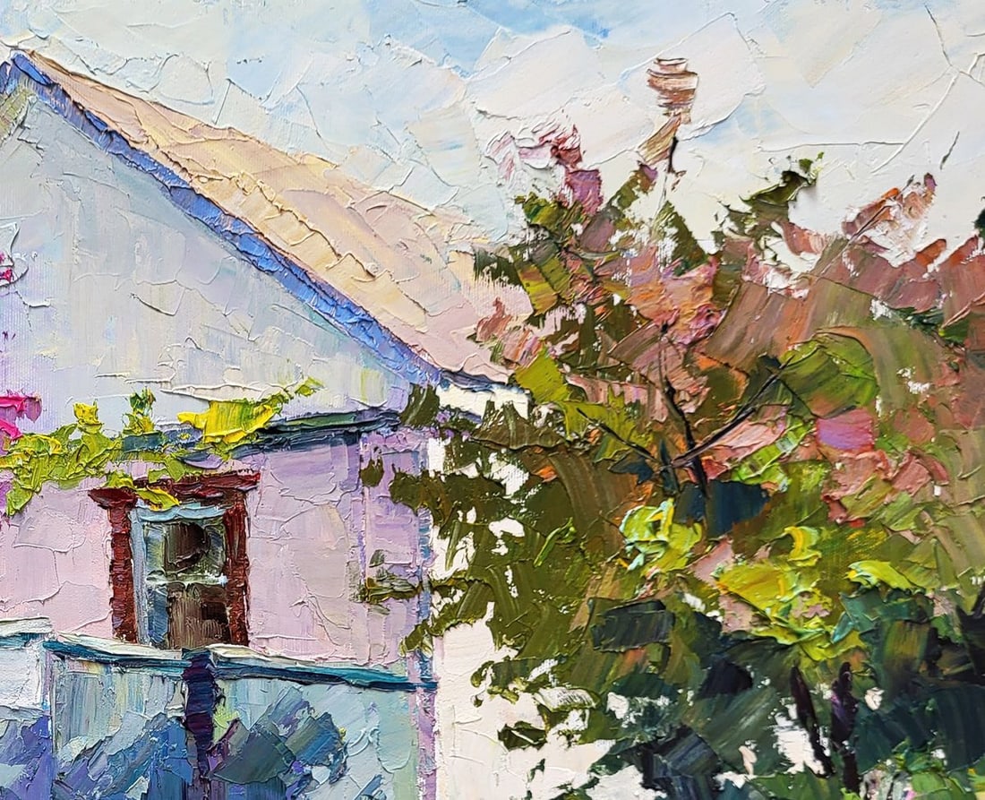 Oil painting Lilac bush Boris Serdyuk - 5
