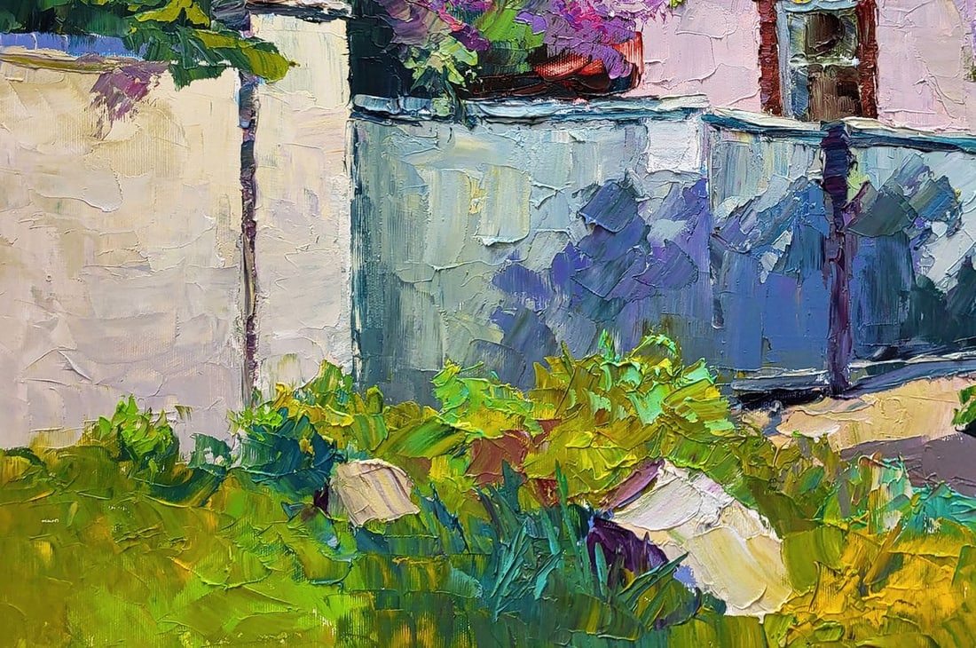Oil painting Lilac bush Boris Serdyuk - 6