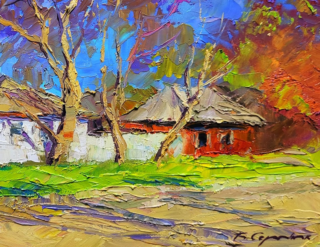 Oil painting Early spring Boris Serdyuk - 7