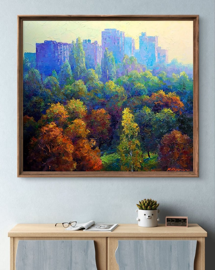 Oil painting Morning in the city Boris Serdyuk - 2