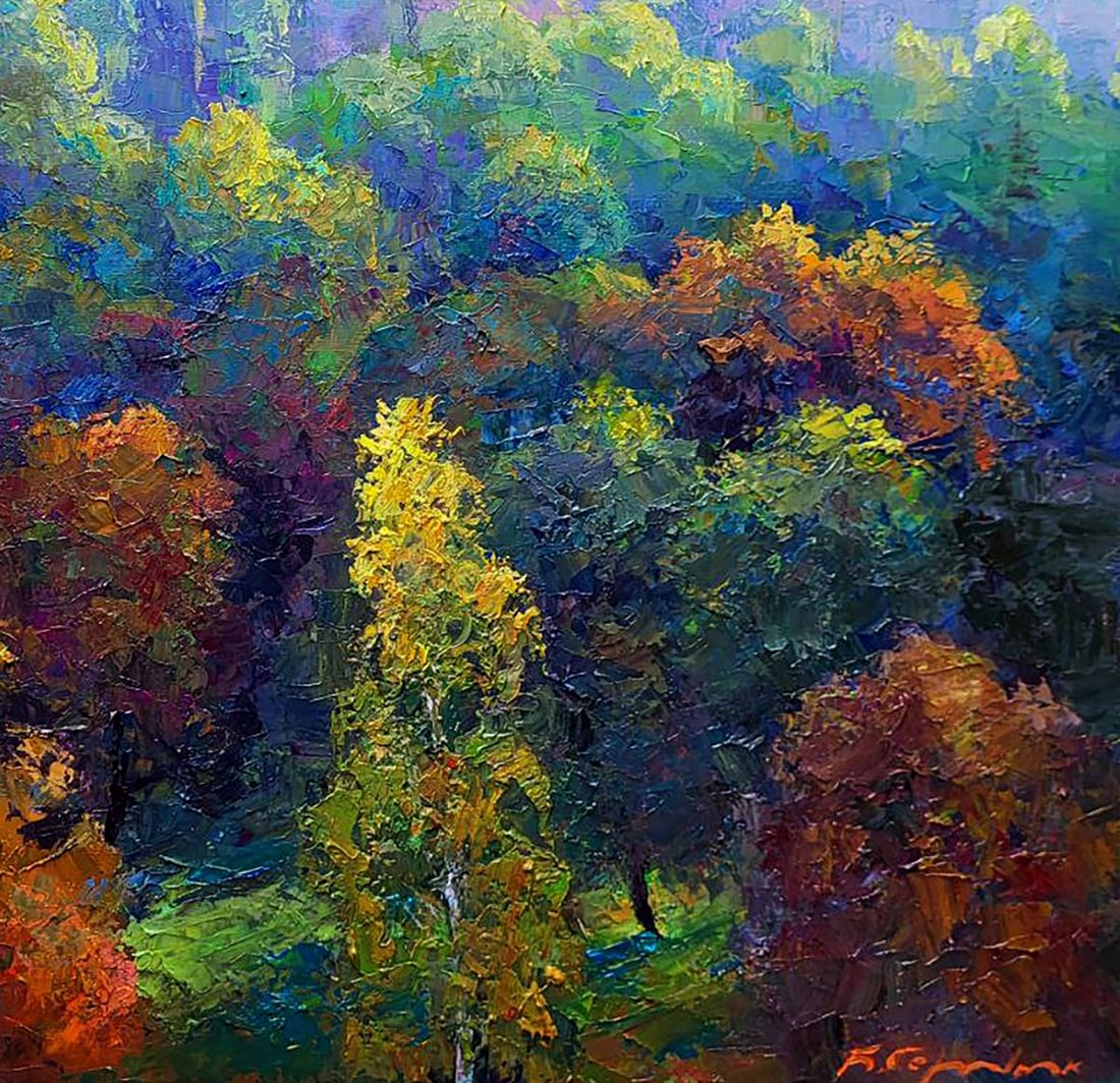 Oil painting Morning in the city Boris Serdyuk - 7