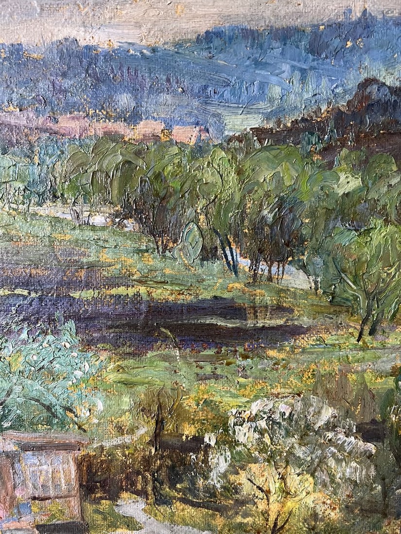 Oil painting Spring in the forest V. Mishurovsky - 4