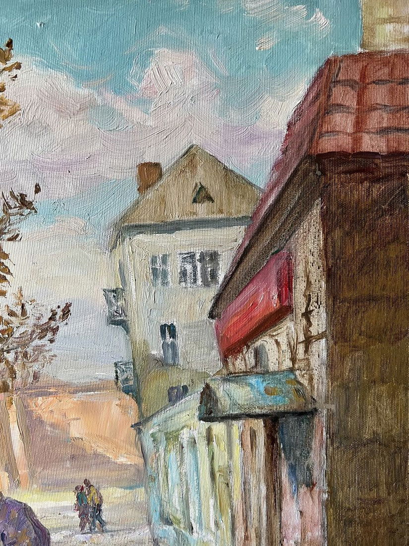 Oil painting Autumn on the chestnut street V. Mishurovsky - 7
