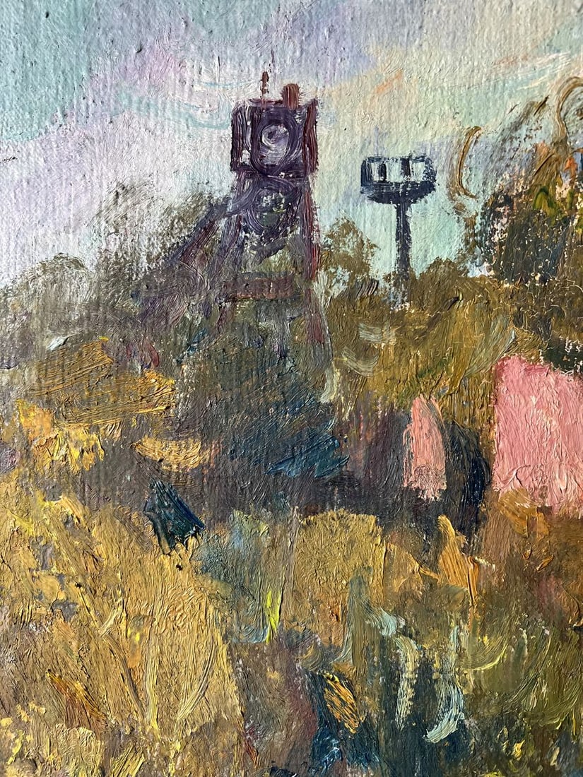 Oil painting Old mine V. Mishurovsky - 3