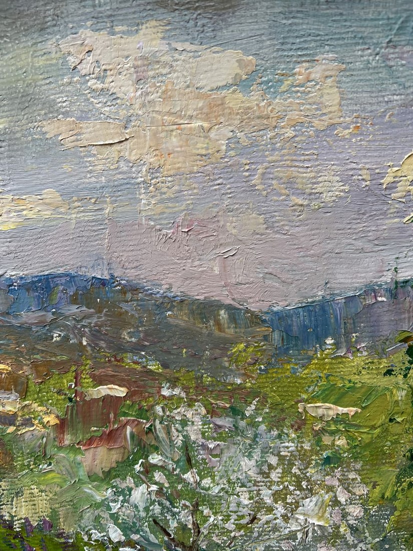 Oil painting May is blooming V. Mishurovsky - 6