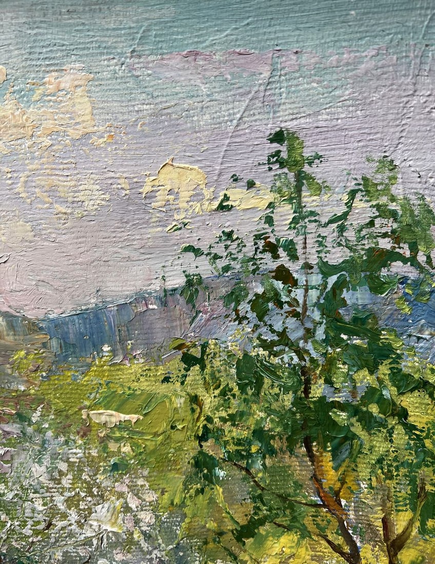 Oil painting May is blooming V. Mishurovsky - 7