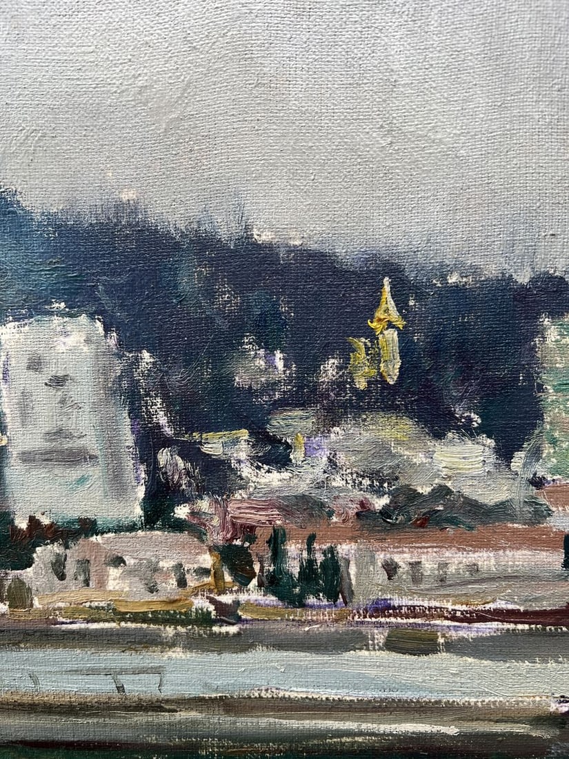 Oil painting Embankment of the city V. Mishurovsky - 8